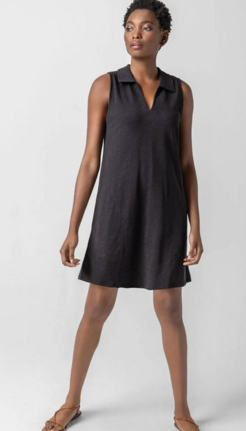 Sleeveless Collared Dress