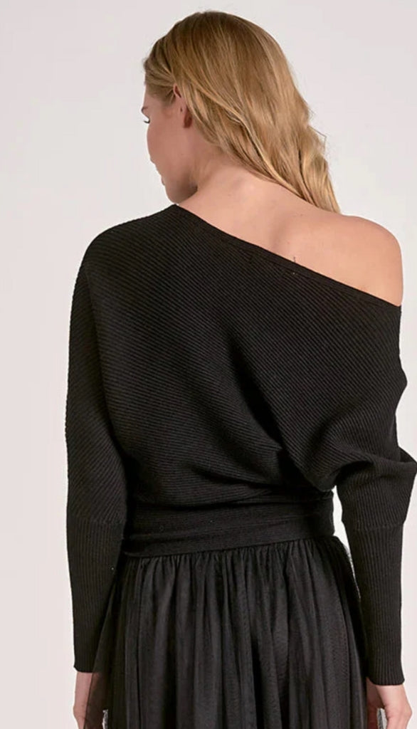 Off Shoulder Sweater