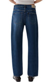 Lexi Mid Rise Bowed Straight - Moonwave