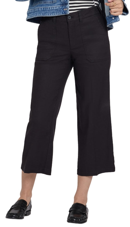Wide Leg Cropped Cargo