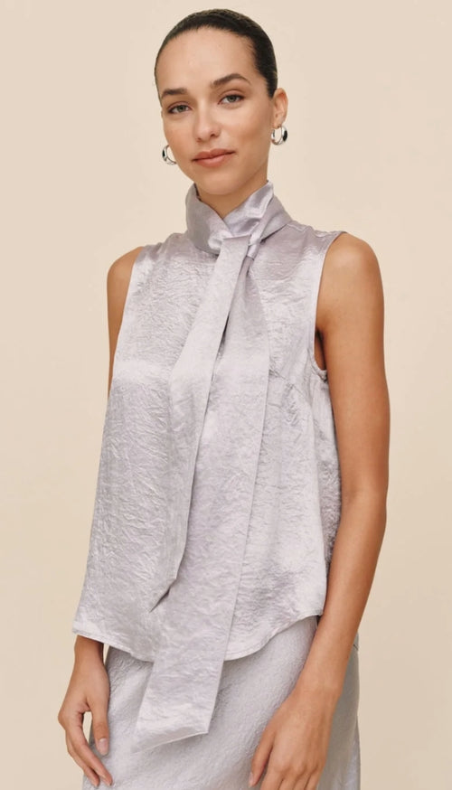 Scarf Neck Blouse