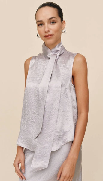 Scarf Neck Blouse