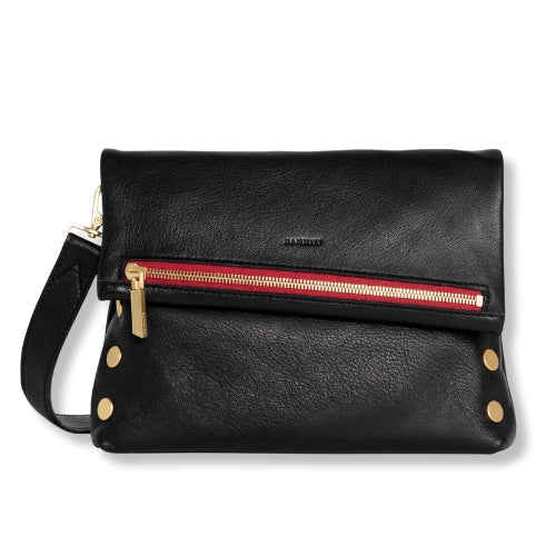 VIP Medium-Brush Gold, Red Zip