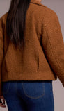 Button Front Boucle Jacket