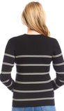 Double Stripe Ribbed Sweater