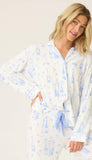 Long Sleeve Pj Top-Parisian Dreams