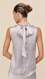 Scarf Neck Blouse