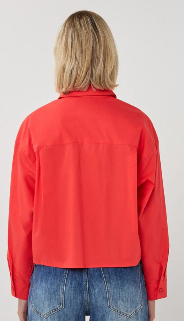 Cropped Blouse With Cuff