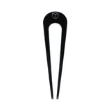 French Hair Clip-Jet Black