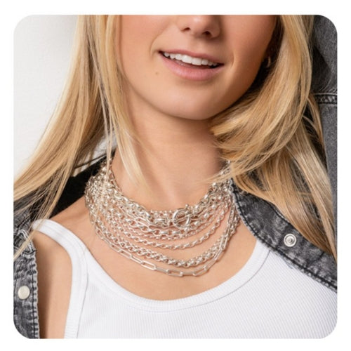 Split Chain-Oval & Ball 5Mm - Silver