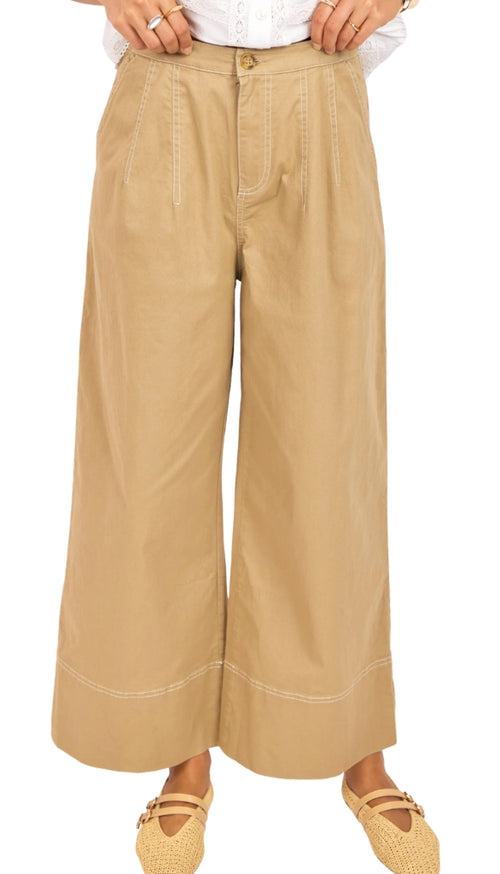 Seedling Contrast Stitch Pants