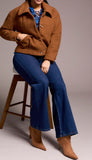 Button Front Boucle Jacket