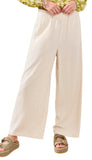 Pull On Ankle Pant With Front Pockets