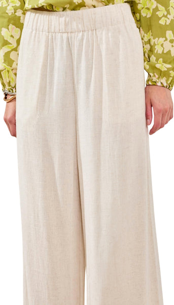 Pull On Ankle Pant With Front Pockets