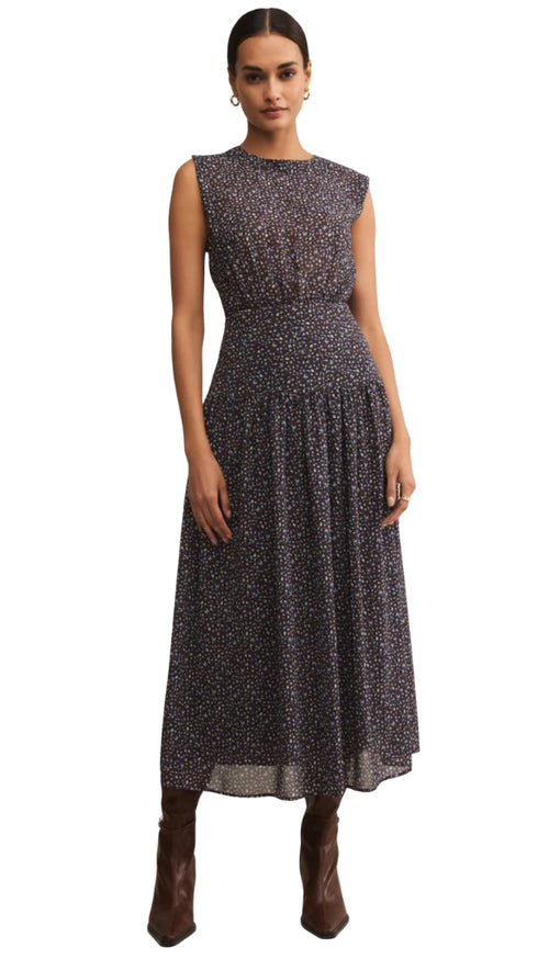 Etta Aspen Floral Midi Dress