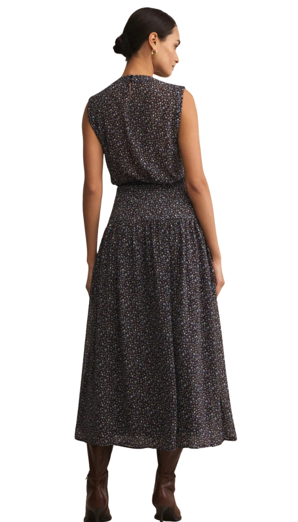 Etta Aspen Floral Midi Dress
