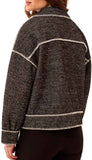 Long Sleeve Button Front Coat