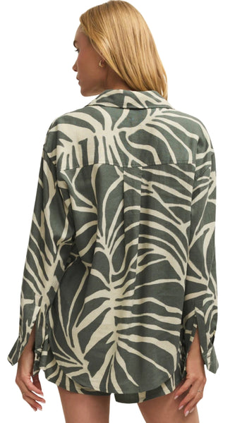Alfie Tova Palm Button Up