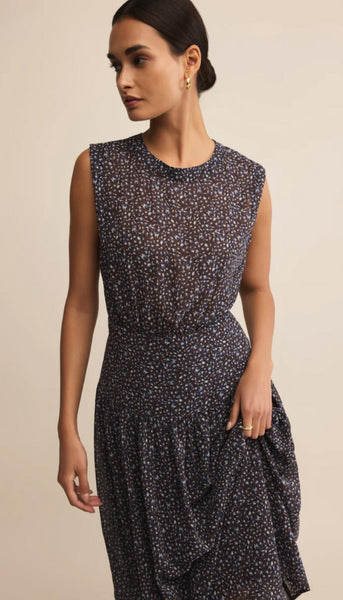Etta Aspen Floral Midi Dress