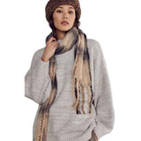 Highland Plaid Skinny Scarf