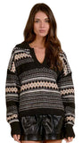 V-Neck Collar Sweater