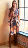 Franchesca Midi Dress Etruscan Scroll