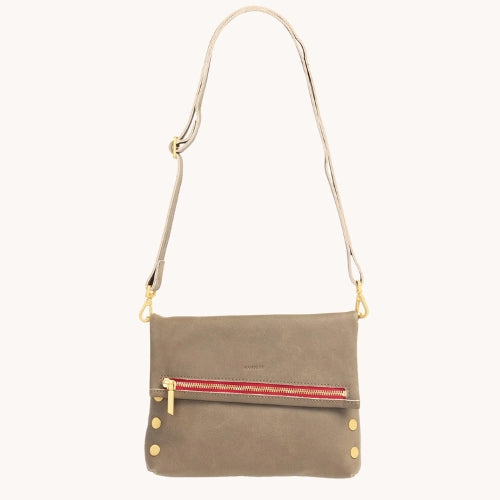 Vip Medium-Brush Gold, Red Zip