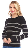 Double Stripe Ribbed Sweater