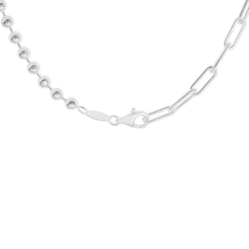 Split Chain-Oval & Ball 5Mm - Silver