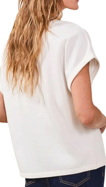 Crew Dolman Sleeve With Beaded Detail