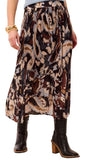 Plisse Skirt With Split