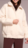 Hidden Snap Front Boucle Bomber