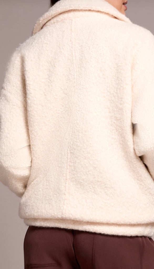 Hidden Snap Front Boucle Bomber