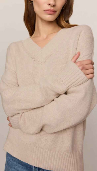 Cloud Spun V-Neck Sweater