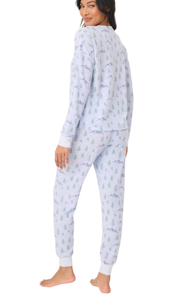 Pj Set-Ski Jammies Pine Trees