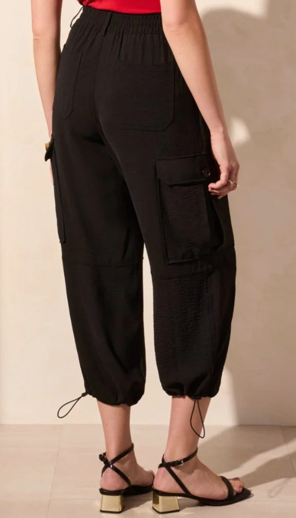 Flowy Cargo Pant With Bungee Cord