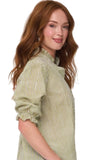 Good Girlfriend Stripe With Ruffle