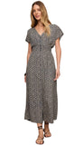 Sanna Iris Floral Mide Dress