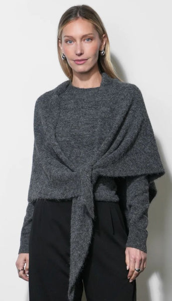 Yumi 2-Piece Detachable Shawl Set