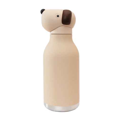 Bestie Beige Dog Water Bottle 16 Ounces