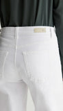 Saige Wide Leg Crop - Gallery White