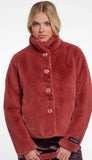 Single Breasted Fake Fur Jacket