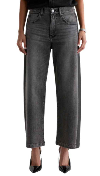 Hattie-High Rise Barrel - Tuxedo