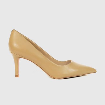 Kara Slingback Flat - Sand / Black