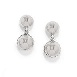 Pretty Tough Bold Stud Post Drop Earrings