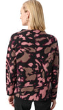 Jacquard Sweater With Rhinestone