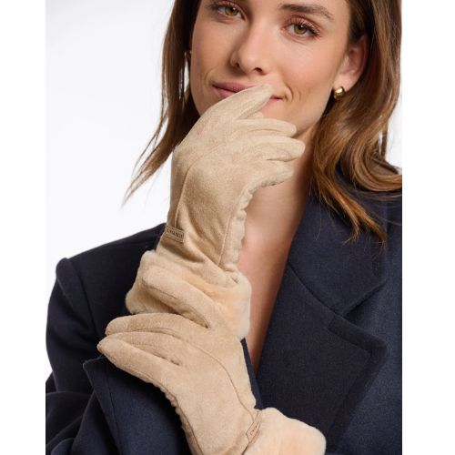 Glove With Faux Fur