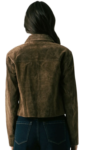 Black Coffee-Cropped Blazer