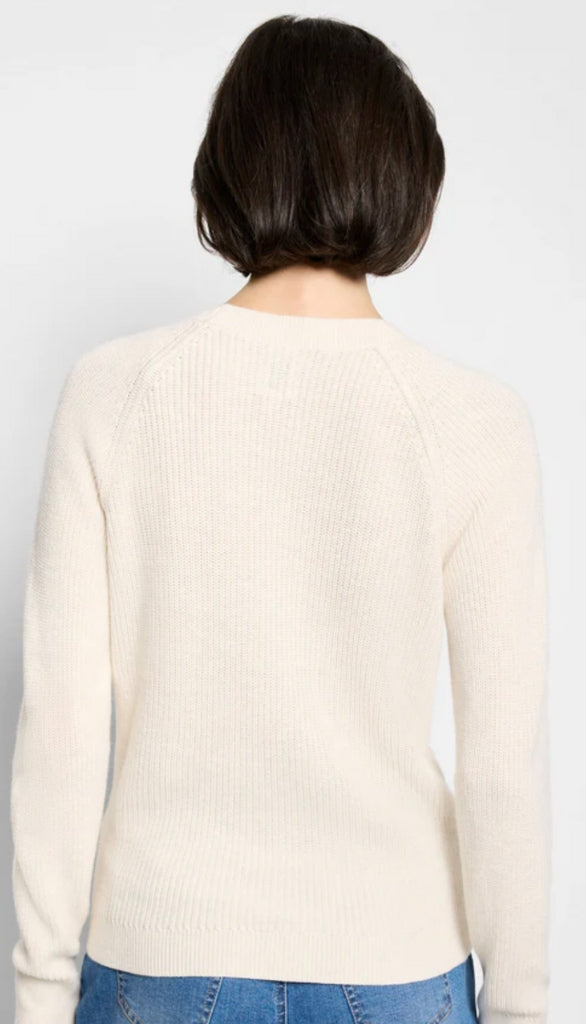 Shaker Stitch Wrap Sweater