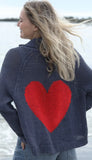 Heart Back Chunky Cardigan